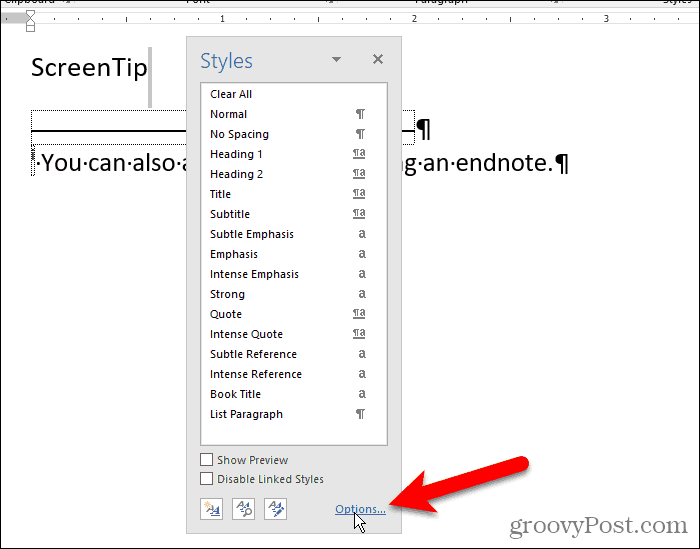 How to Work With ScreenTips in Microsoft Word - 40