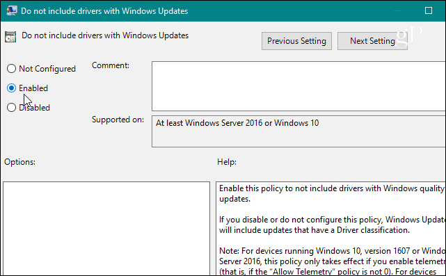 group policy enable windows update policy