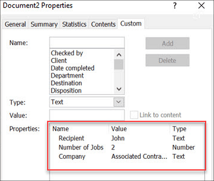 How To Automate Microsoft Word Forms With Custom Fields