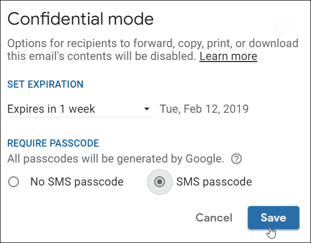 How to Send Secure Messages with Gmail Confidential Mode - 16