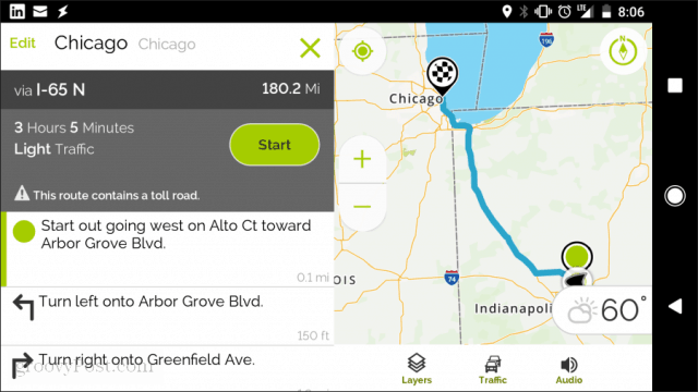 MapQuest releases place sharing and traffic rerouting to mobile product