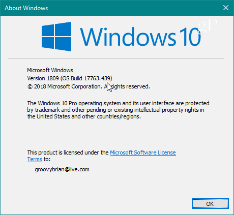 Microsoft Releases Cumulative Update KB4501835 for Windows 10 1809 - 39