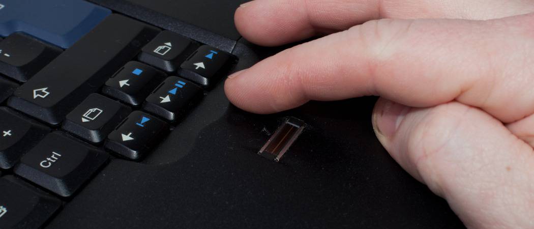Зачем сканер отпечатка пальца на ноутбуке