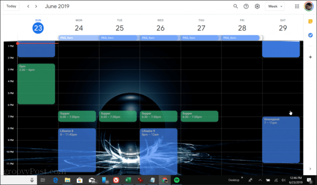 How to Add a Background Image to a Google Calendar