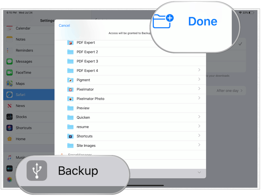 can you access shared drive on ipad
