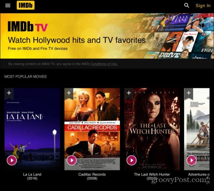 IMDb TV, streaming gratuito da , chega ao Android e iOS - TecMundo