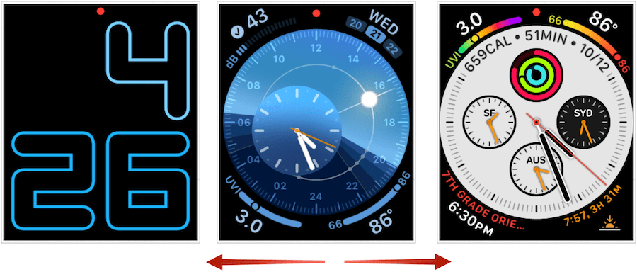 How to Change Your Apple Watch Faces - 7