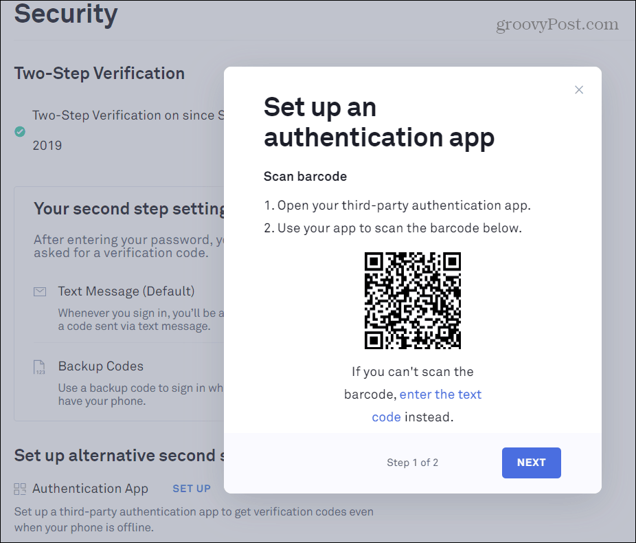 How to Enable Two Factor Authentication on Grammarly - 70