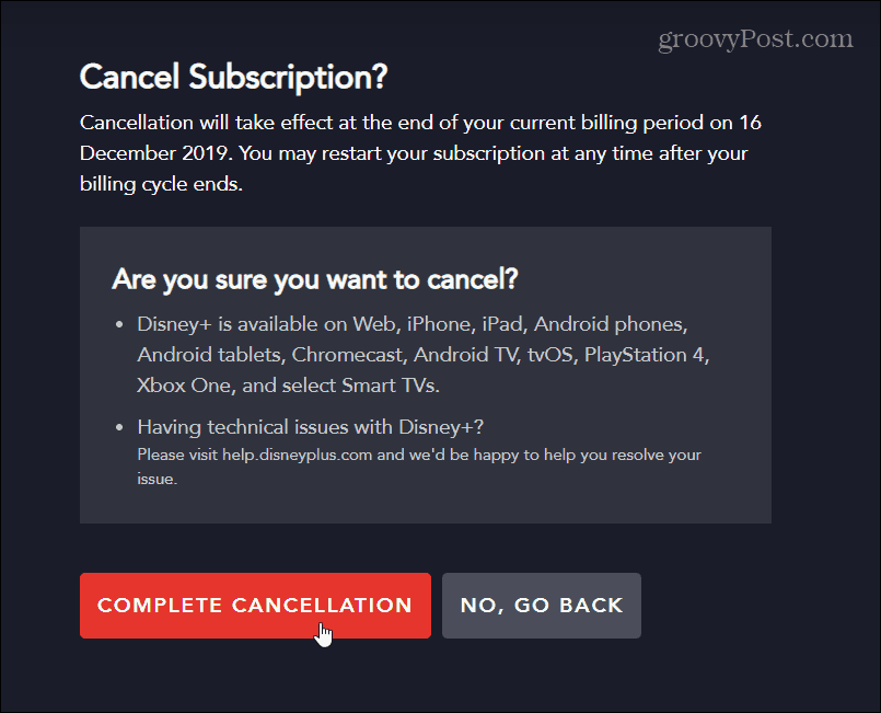 How to Cancel Your Disney Plus Subscription - 98