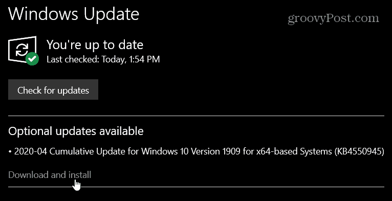 Microsoft Releases KB4550945 for Windows 10 1903 and 1909 - 7