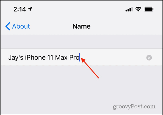 How to Change the Name of Your iPhone - 44