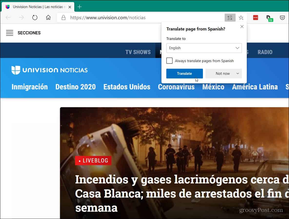 How to Translate a Foreign Web Page in Microsoft Edge - 19