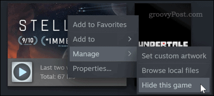 How to Hide the Games You're Playing on Steam