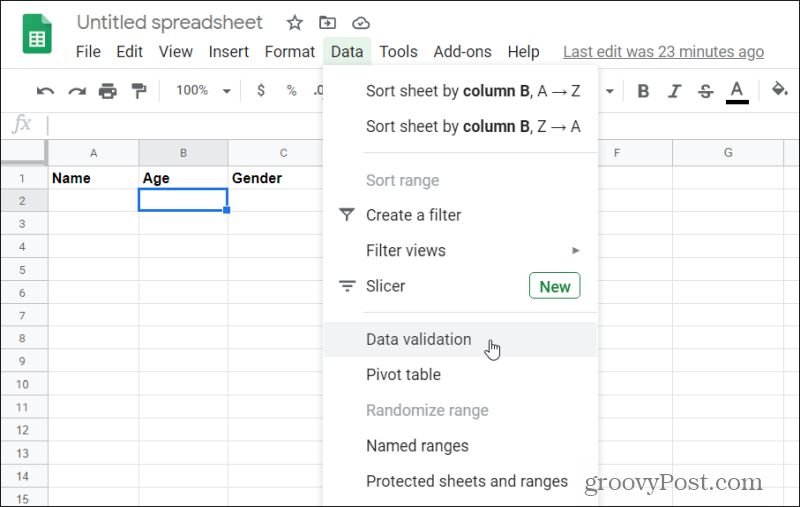 How to Create a Dropdown List in Google Sheets - 89