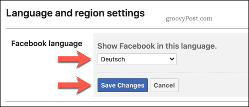 How to Change Languages on Facebook - 24