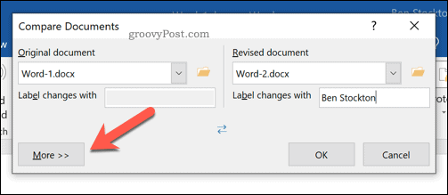 How to Compare Two Microsoft Word Documents - 55