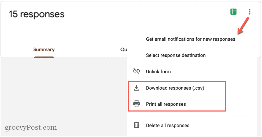 How to View, Save, and Manage Google Forms Responses