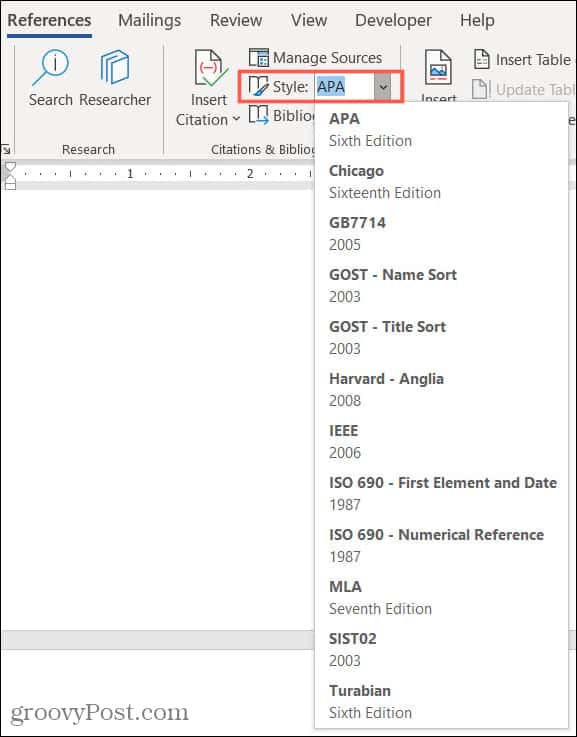 How To Cite Sources And Create A Bibliography In Word