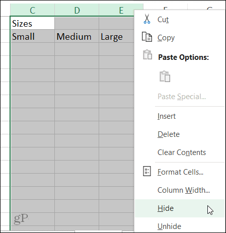 How to Freeze  Hide  and Group Columns and Rows in Excel - 99
