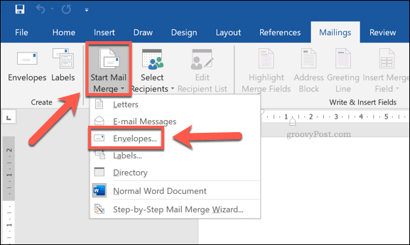 How to Create and Print Envelopes in Microsoft Word - 89