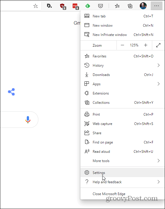When I open a particular website in MS Edge then it shows