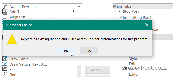How to Export and Import Microsoft Office Ribbon Customizations - 23