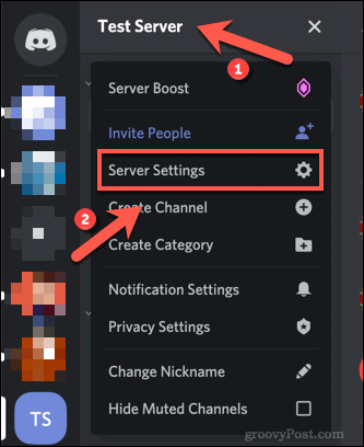 How to rearrange discord server list on mobile 