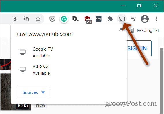 How Remove the Chromecast in Google Chrome