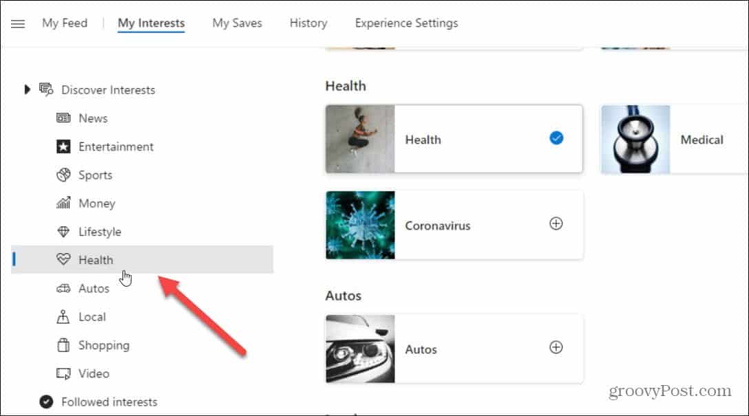 How to Manage Topics on the News and Interests Widget on Windows 10 - 85