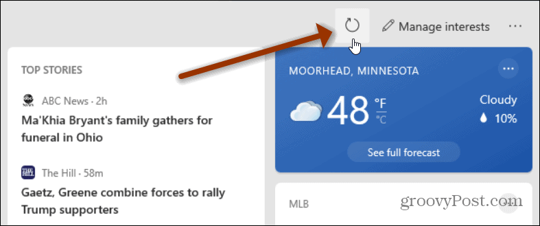 How to Manage Topics on the News and Interests Widget on Windows 10 - 39