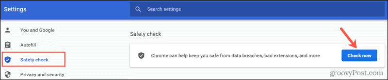 How to Perform a Safety Check in Google Chrome - 38