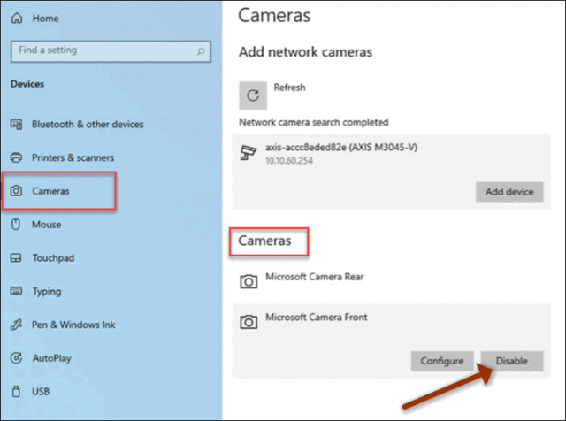 How To Disable Or Enable Your Camera On Windows 10