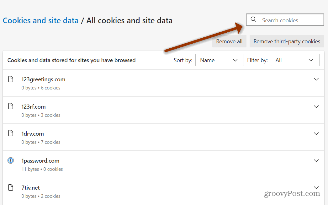 How to Clear Cookies in Microsoft Edge for a Specific Website - 17