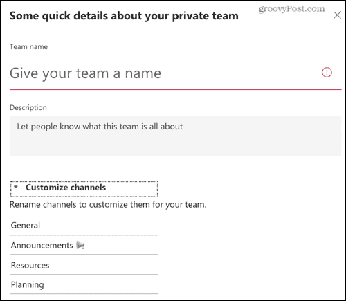 How to Create a Team With a Template in Microsoft Teams - 5
