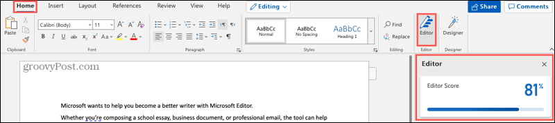 How to Write Better With the Microsoft Editor in Word - 35
