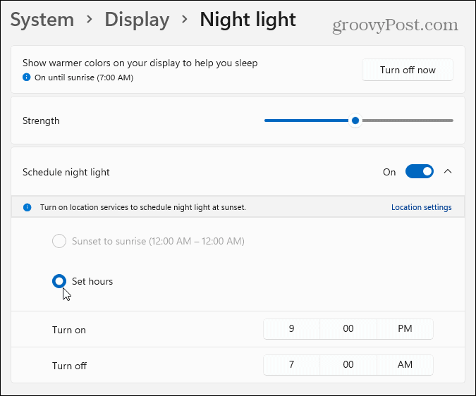 How to Enable Night Light Feature on Windows 11 - 17