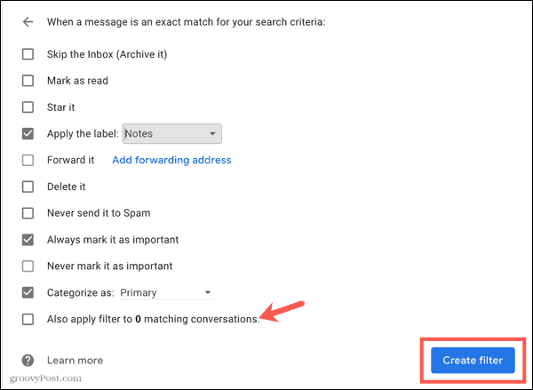 How to Create Filters From Scratch in Gmail - 11