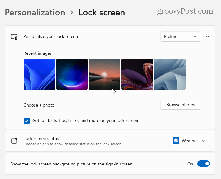 How to Change the Windows 11 Lock Screen Wallpaper - 40