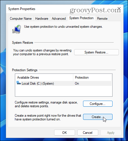 How to Create a Restore Point on Windows 11 - 98