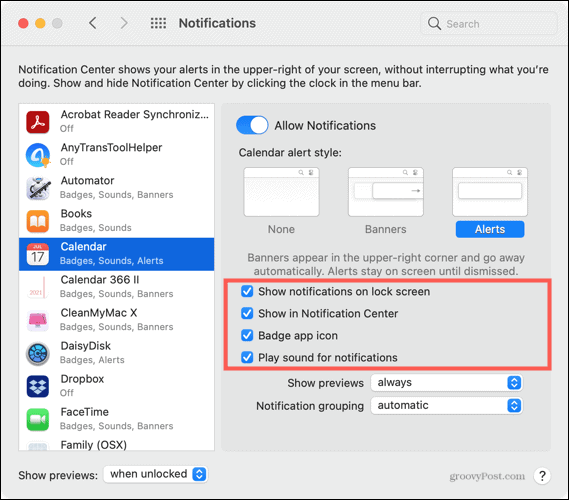 How to Customize Notifications on Mac - 14