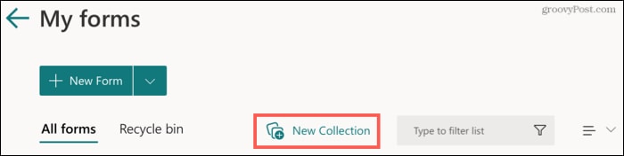 How to Manage Microsoft Forms Using Collections - 69