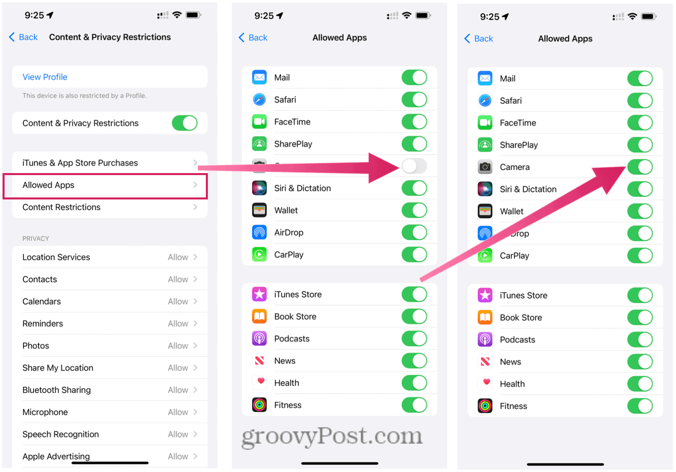 How to Disable the Camera on iPhone and iPad - 39