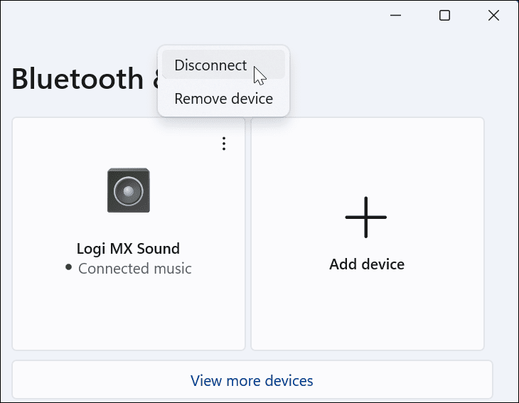 How to Connect and Manage Bluetooth Devices in Windows 11 - 6