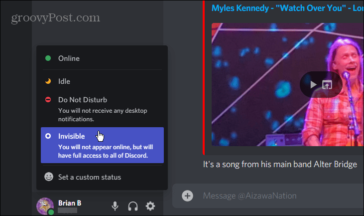 How to Appear Offline on Discord - 4
