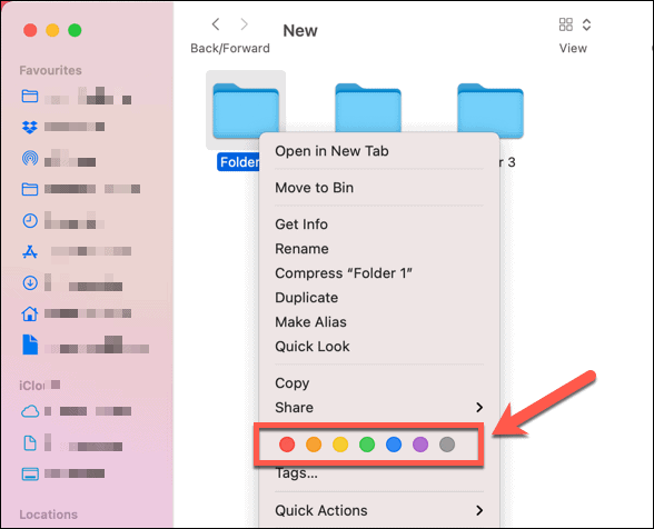 can you change the color of a folder on mac