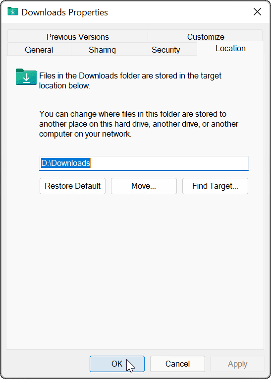 How to Change the Default Save Location in Windows 11 - 27