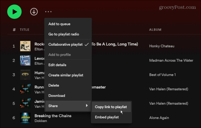 How to Make a Collaborative Playlist on Spotify