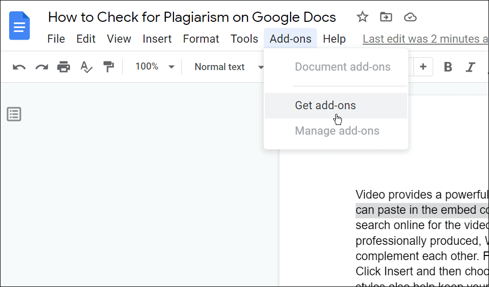How to use free Plagiarism Checker add-in for Word