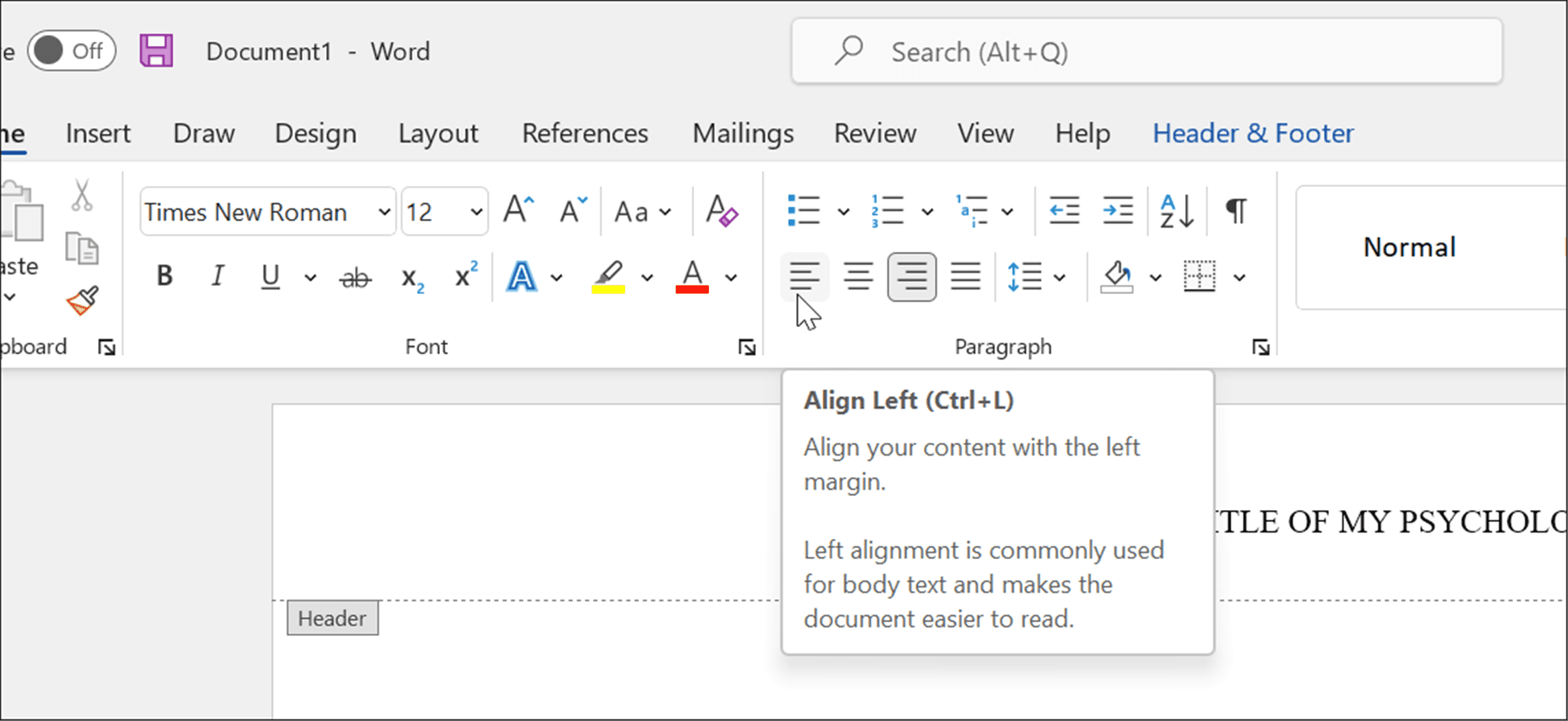 formato estilo APA en Microsoft Word