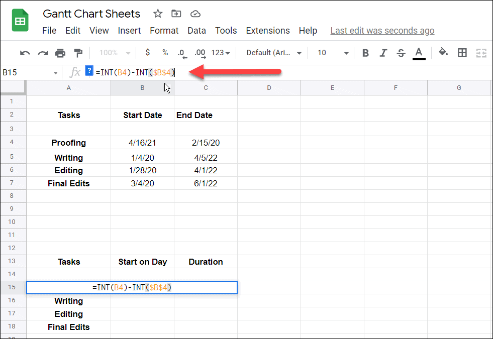 How to Create a Gantt Chart in Google Sheets - 18